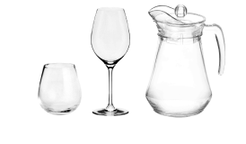 Copo, Taça e Jarra