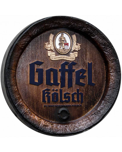 Tampa de Barril Decorativa Cerveja Gaffel Kölsch 42cm