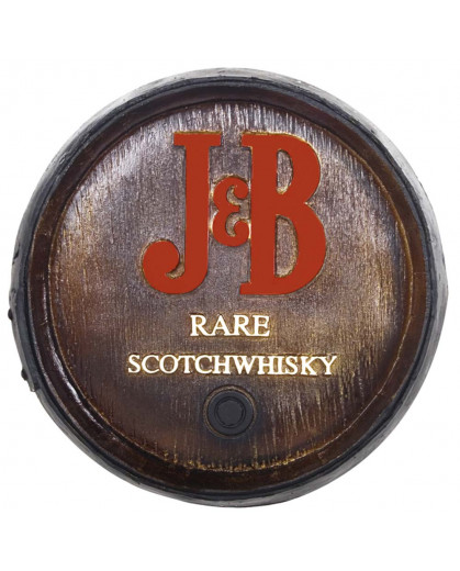 Tampa de Barril Decorativa Pequena J&B Scotchwhisky 26cm