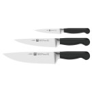 Conjunto de facas, 3 Peças, Faca do Chef 8 ", Faca carne 6 ", Faca guarnecer 4 ", ZWILLING Pure