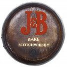 Tampa de Barril Decorativa Pequena J&B Scotchwhisky 26cm