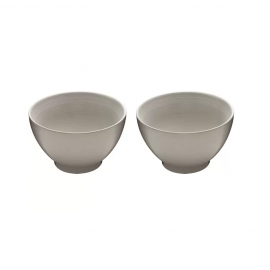 Conjunto 2 Bowls Porcelana Branco Bon Gourmet 13cm  