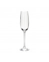 Conjunto 6 Taças de Cristal Ecologico para Champagne Twiggy Flute Bohemia