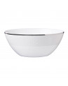 Bowl para Sopa de Porcelana Roberto Cavalli Lizzard Platin 14,5cm Branco