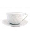Conjunto de Xícara de Chá Royal Limoges Ocean Porcelana 6 Lugares