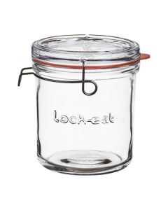 Pote com Tampa Removível Italiano Luigi Bormioli Lock Eat 750 ml 1