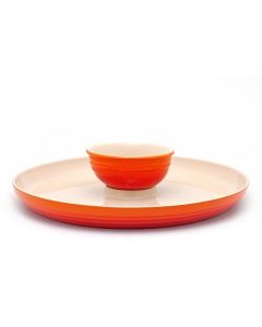 Prato Para Aperitivo Le Creuset Laranja 1