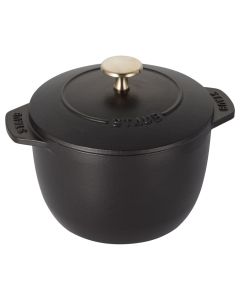 Caçarola Gohan para arroz, 16 cm, Preta, Ferro Fundido Staub 1