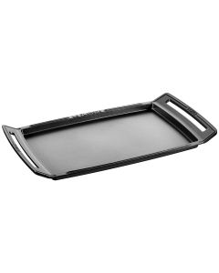 Grelha lisa, 45 x 27 cm, Preto, Ferro Fundido Staub 1