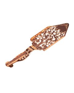 Pa para Gelo Cubos Festa Buffet Pratico Rose Gold em Inox 1