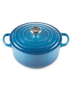 Panela Redonda 20cm Signature Azul Marseille Le Creuset 1