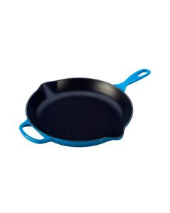 Skillet Redonda 20cm com Alça Signatura Azul Marseille Le Creuset 1
