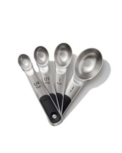 Conjunto Colheres Medidoras Oxo Good Grips 4 Peças de Aço Inox 1