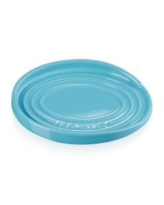 Descanso para Colher Oval Azul Caribe Le Creuset 1