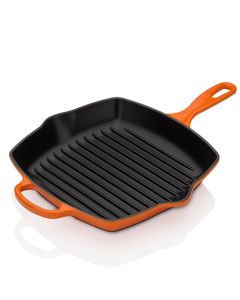 Grelha Quadrada 26cm Signature Laranja Le Creuset 1