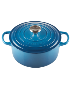 Panela Redonda 22cm Signature Azul Marseille Le Creuset 1