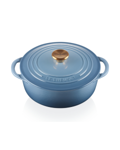 Panela Redonda Baixa Tradition 22cm Chambray Le Creuset 3