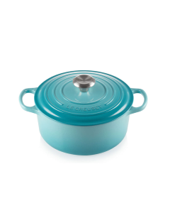 Panela Redonda 20cm Signature Azul Caribe Le Creuset 1