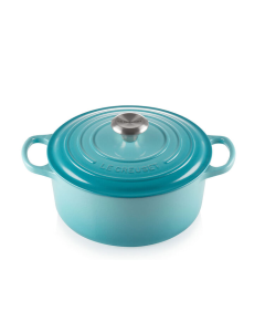 Panela Redonda 24cm Signature Azul Caribe Le Creuset 1