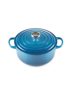 Panela Redonda 28cm Signature Azul Marseille Le Creuset 1