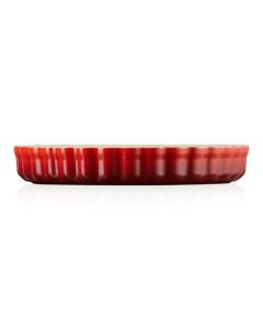 Travessa Redonda Canelada 28cm Vermelho Le Creuset 1