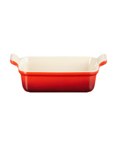 Travessa Retangular Heritage Vermelho Le Creuset 26cm 1