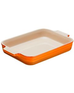 Travessa Retangular Le Creuset Laranja 32cm 1