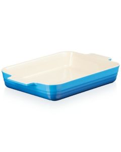 Travessa Retangular 32cm Classic Azul Marseille Le Creuset 1