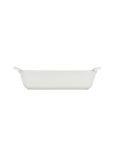 Travessa Retangular Heritage Branco Le Creuset 26cm 1
